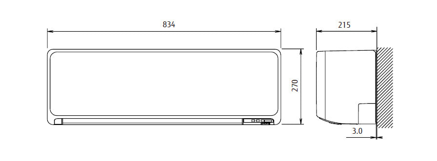 Monosplit a Parete - Serie Performance - 14.000 btu/H